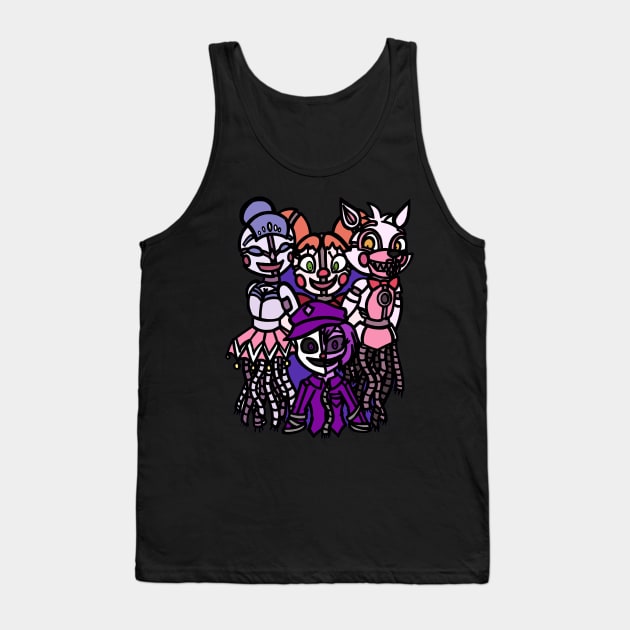 FNAF | Sister Location Tank Top by ScribbleSketchScoo